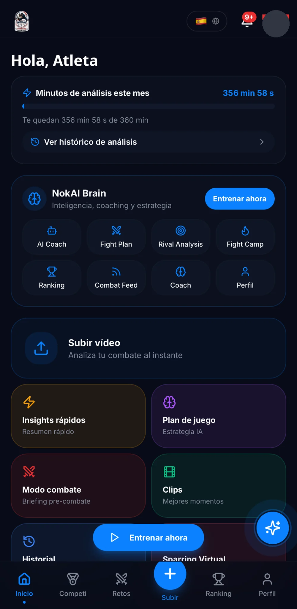 NOKAI — Plan de entrenamiento y análisis de rendimiento con IA.